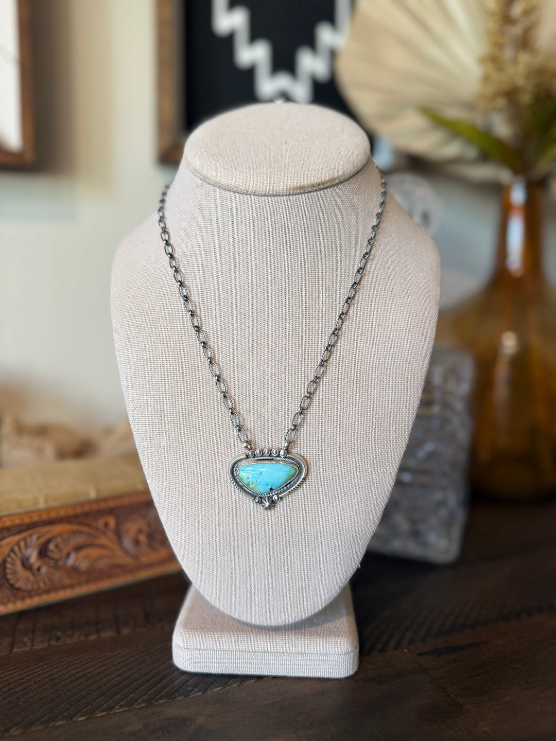 Benally Sonoran Gold Pendant Necklace