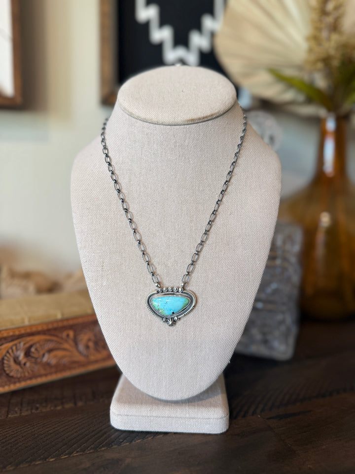 Benally Sonoran Gold Pendant Necklace