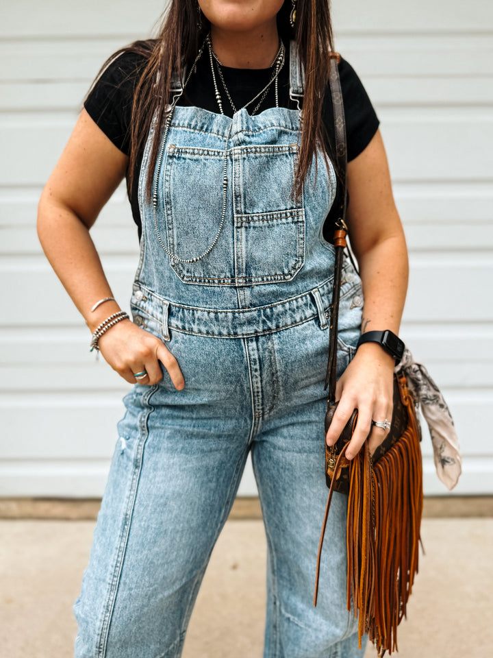 Gretta Lee Barrel Overalls