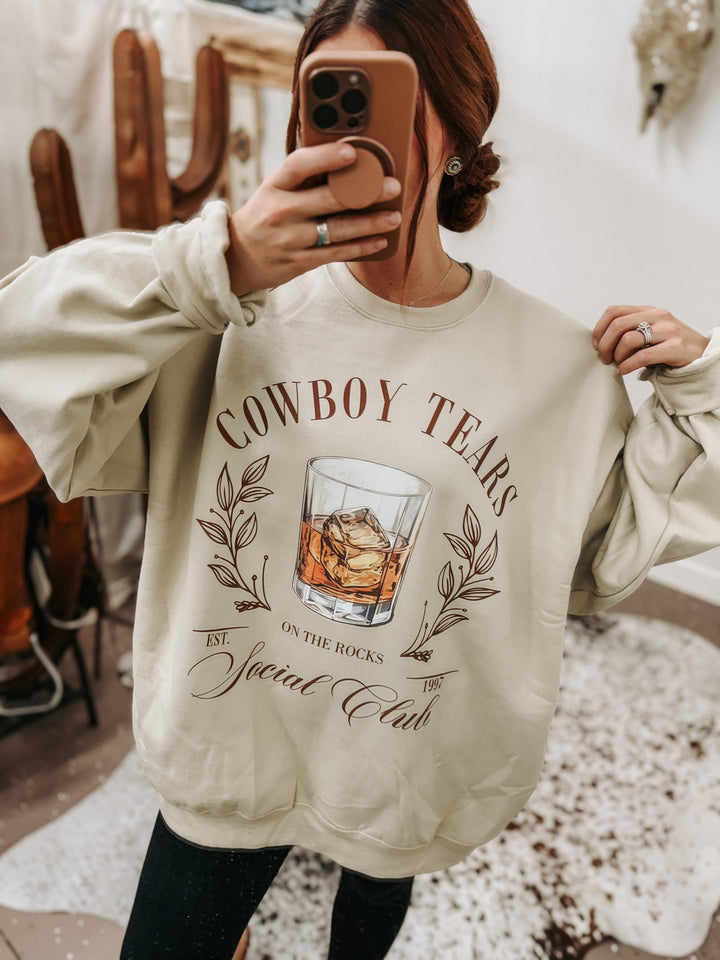 Cowboy Tears Crewneck