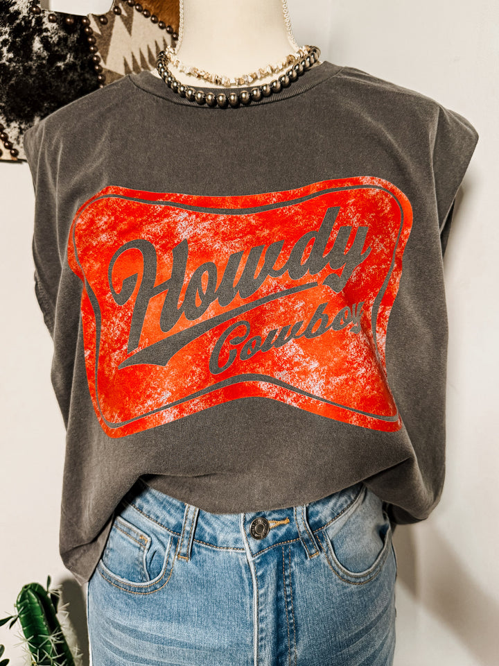 Howdy Cowboy Boyfriend Tank