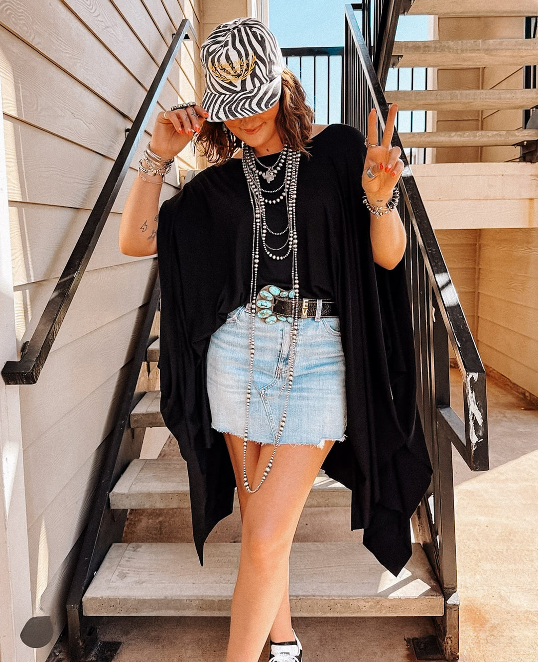 Wren Tunic: Black