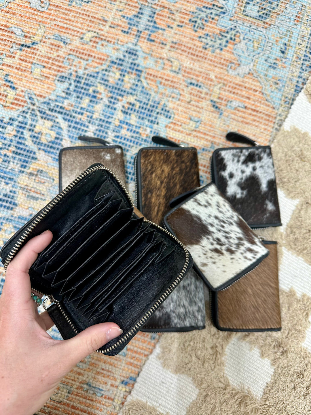 Cowhide Clutch Wallet