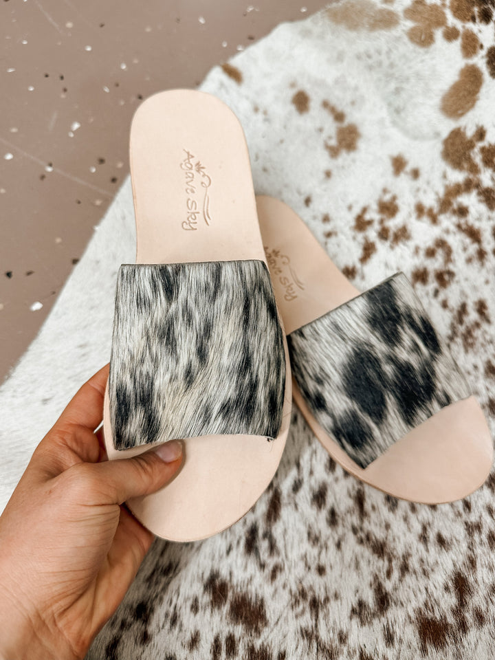 Agave Sky Cowhide Sandals 7 #6