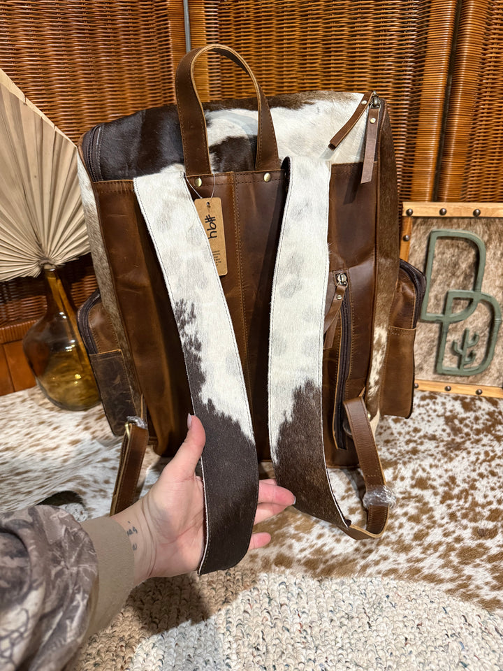 Evangeline Cowhide Backpack #94