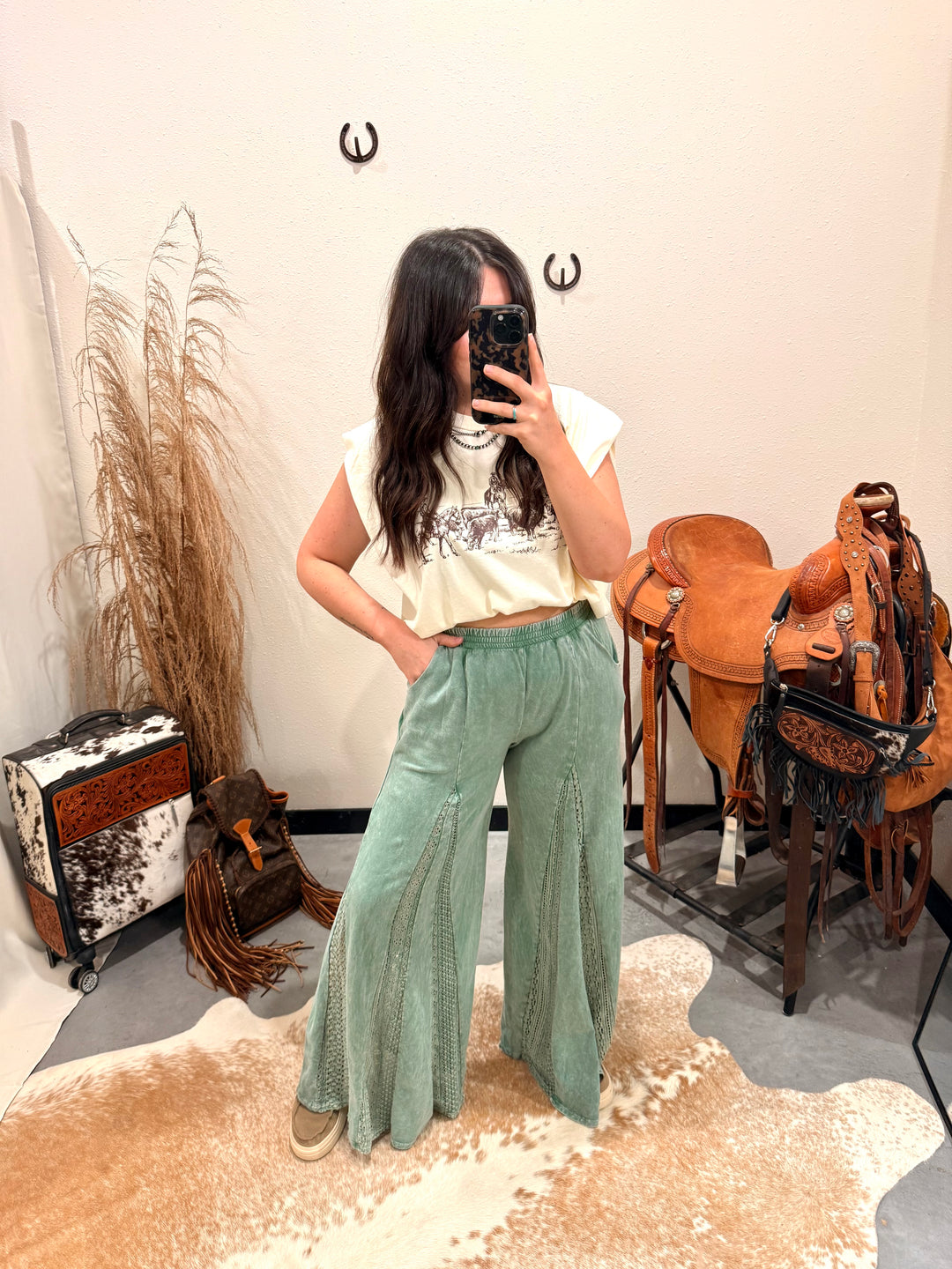 What a Hippie Pant: Moss Green