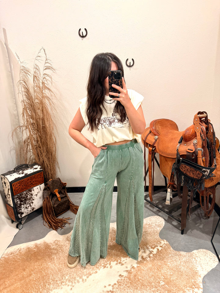 What a Hippie Pant: Moss Green