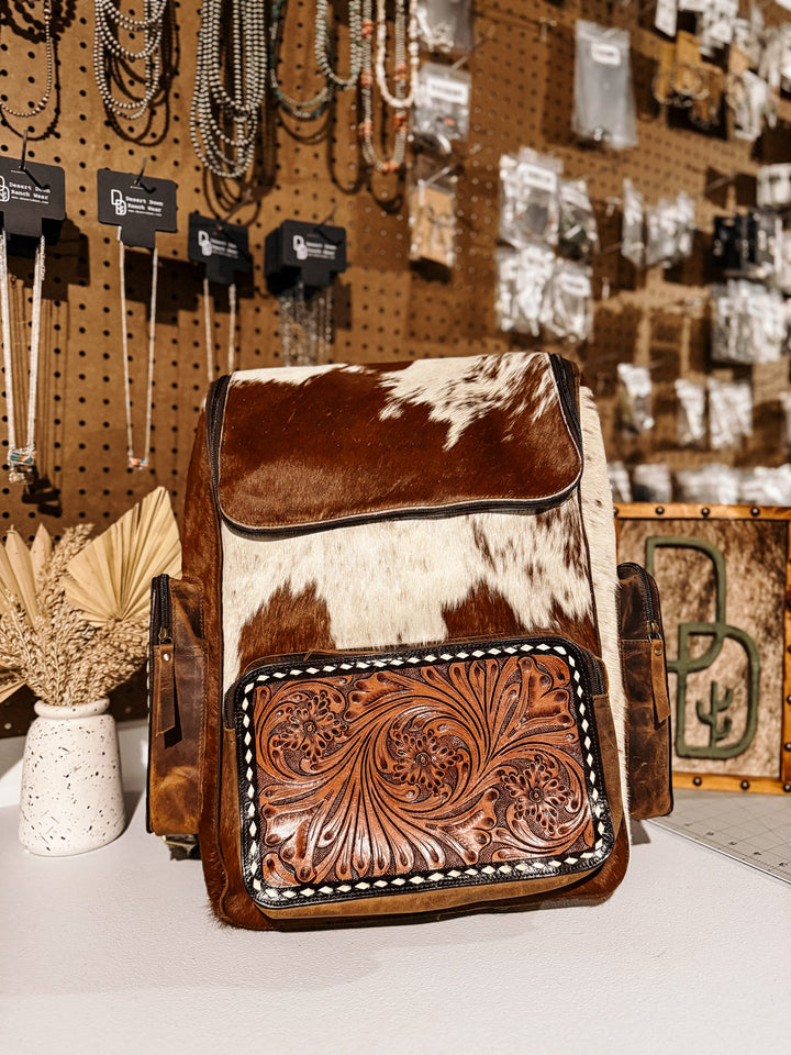 Evangeline Cowhide Backpack #25
