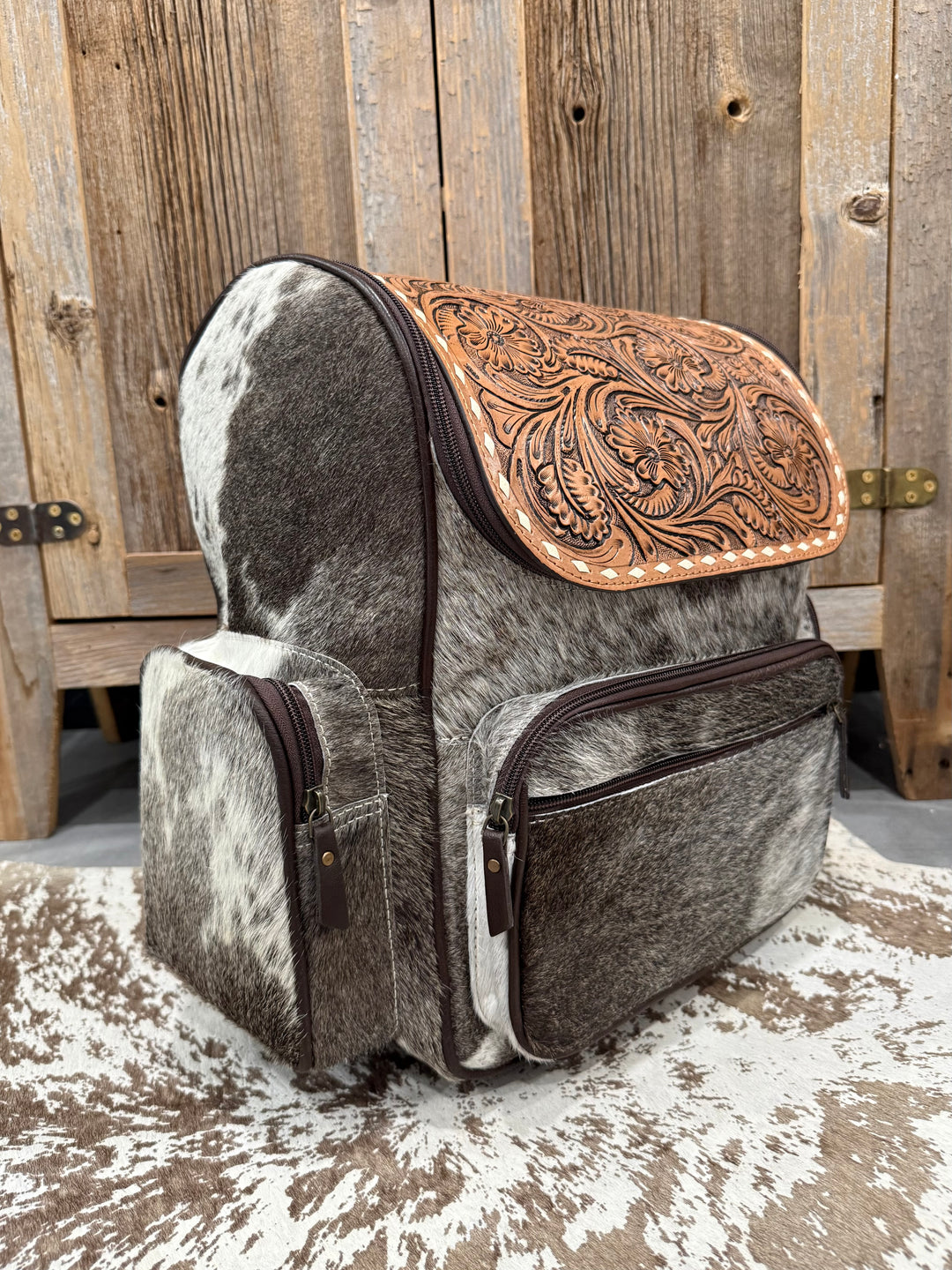 Cowhide Backpack #1