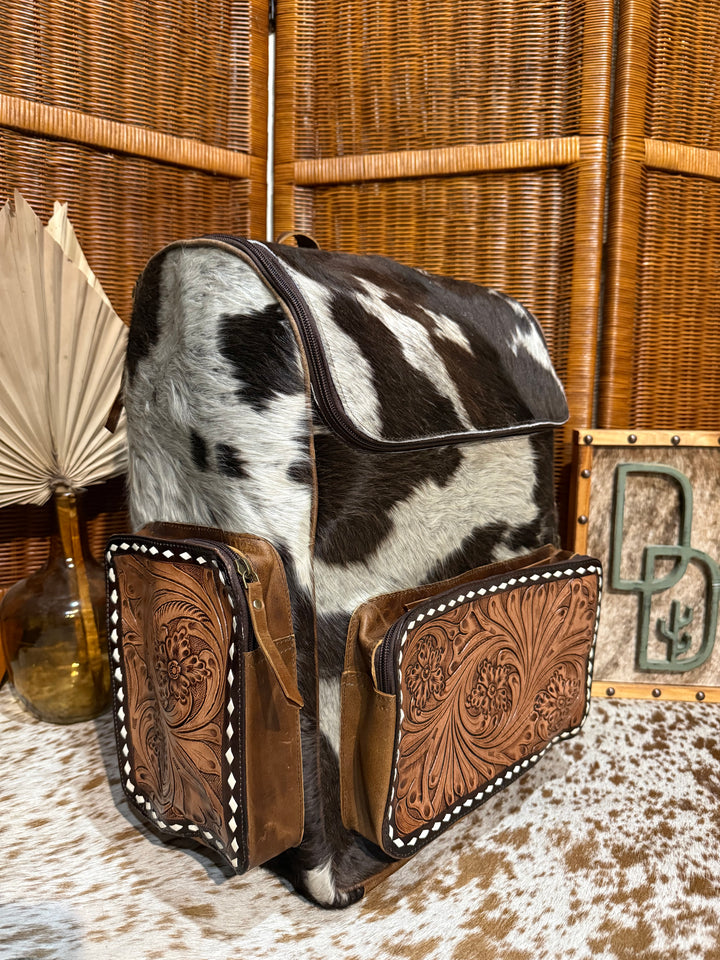 Evangeline Cowhide Backpack #57