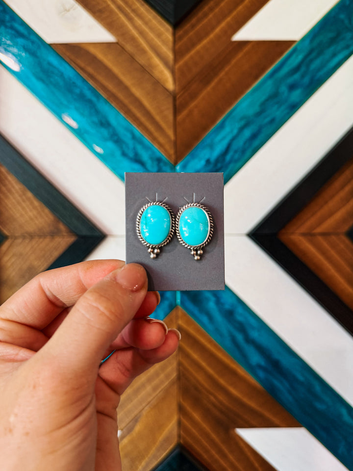 Trish Largo Kingman Turquoise Earrings