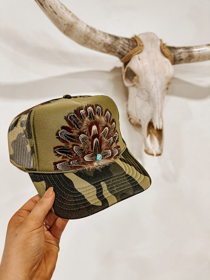 Mother Trucker Hat: Camo