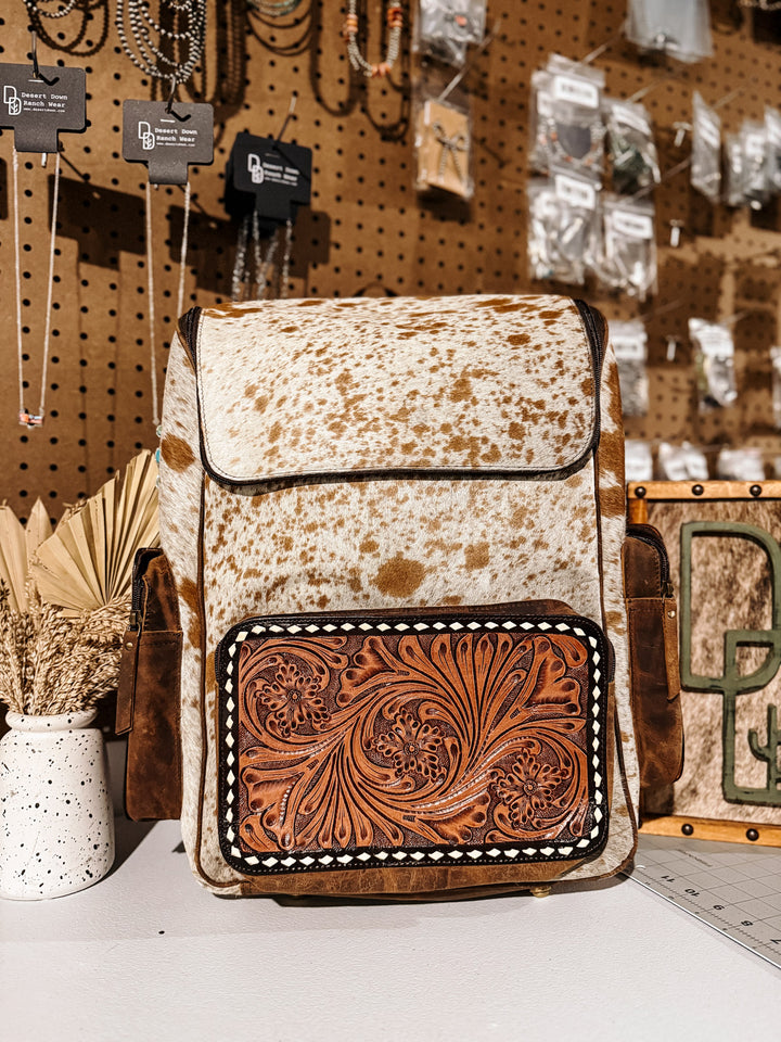Evangeline Cowhide Backpack #21