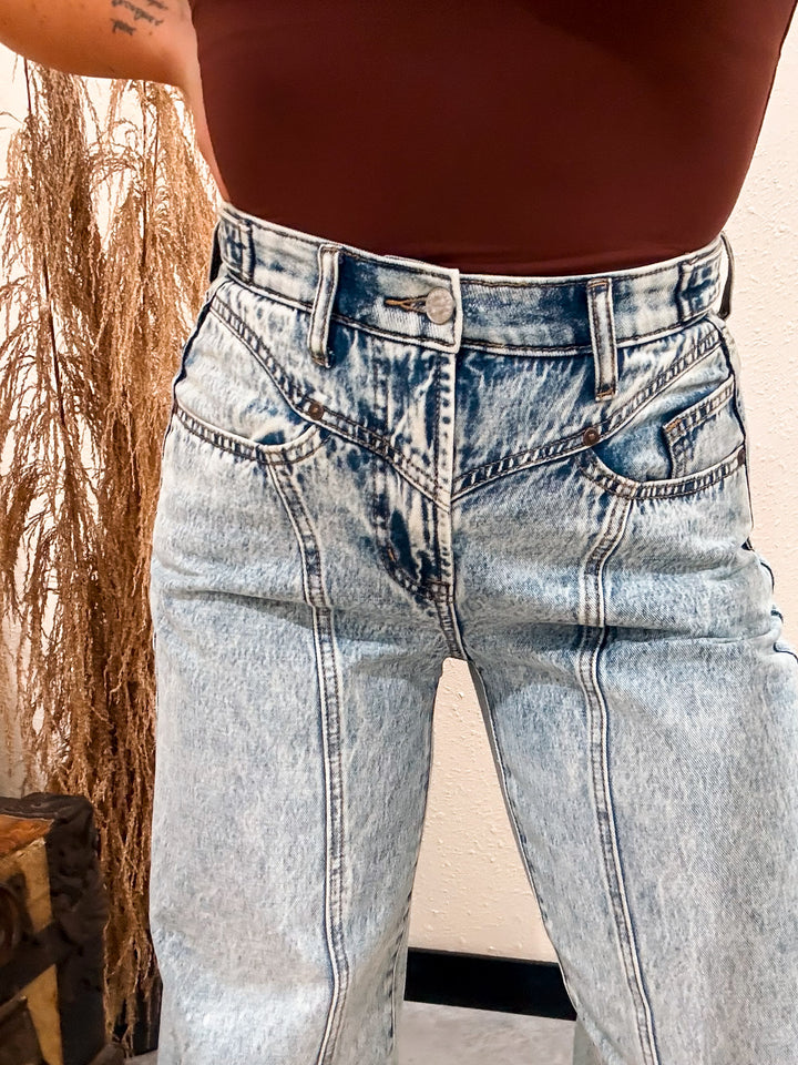 Saige: Sharp Shooter Barrel Jean