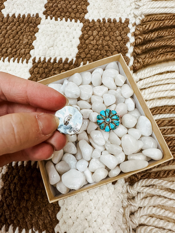 Liv's Turquoise Cluster Earrings