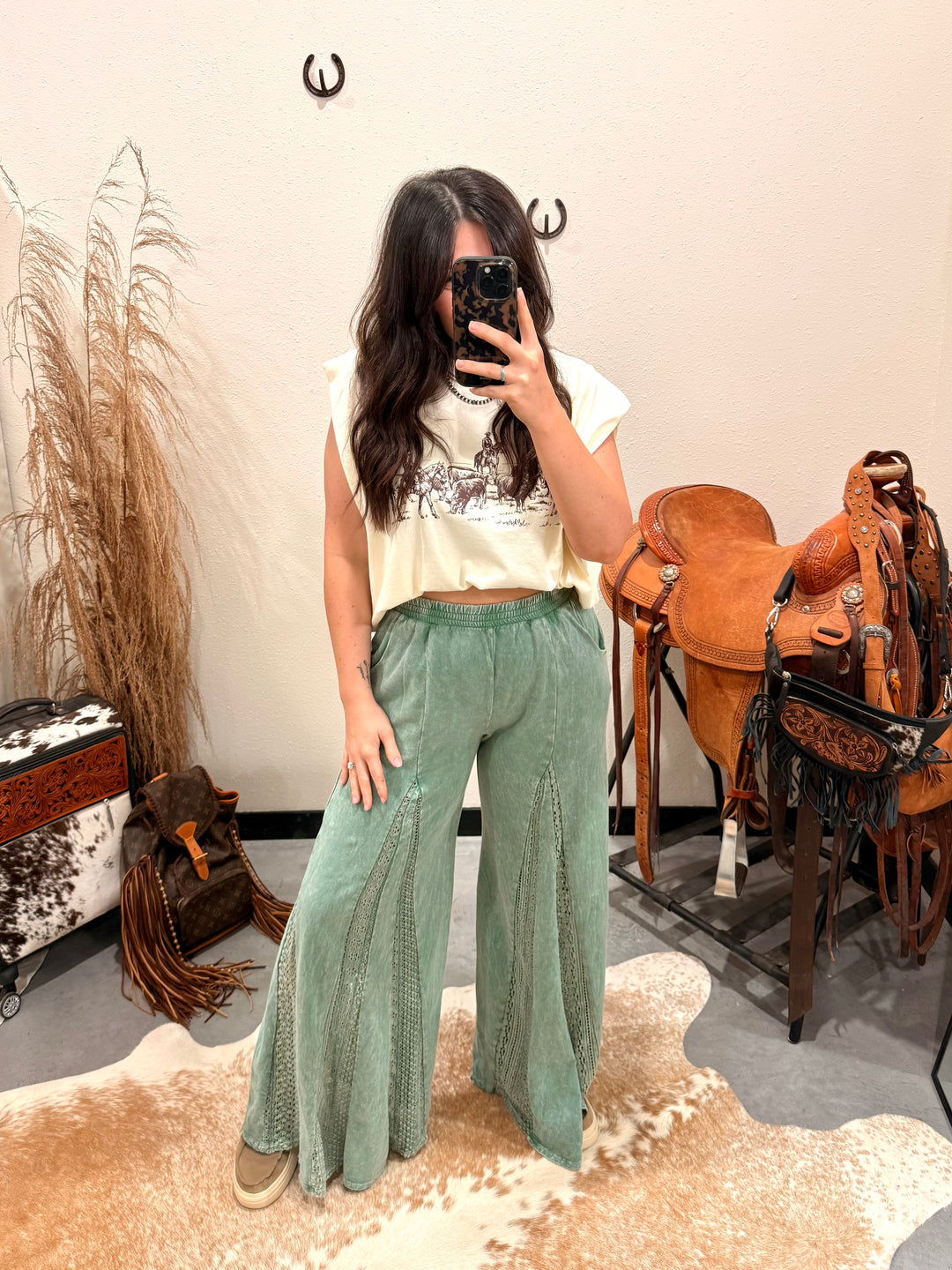 What a Hippie Pant: Moss Green