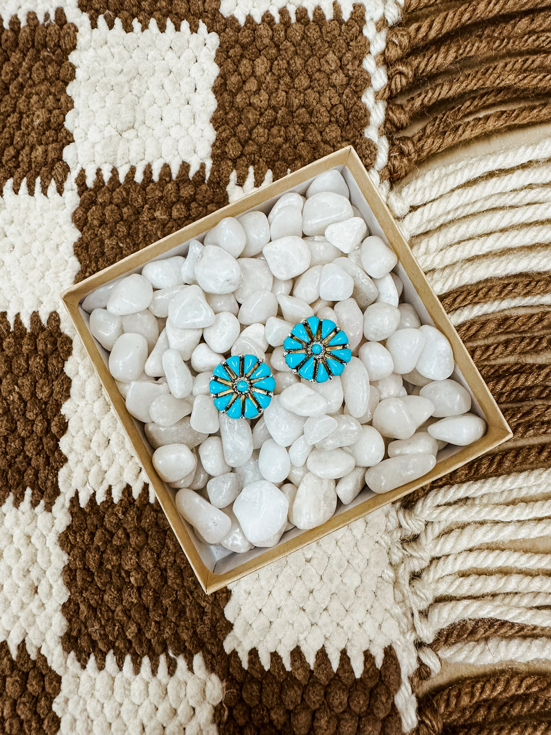 Liv's Turquoise Cluster Earrings