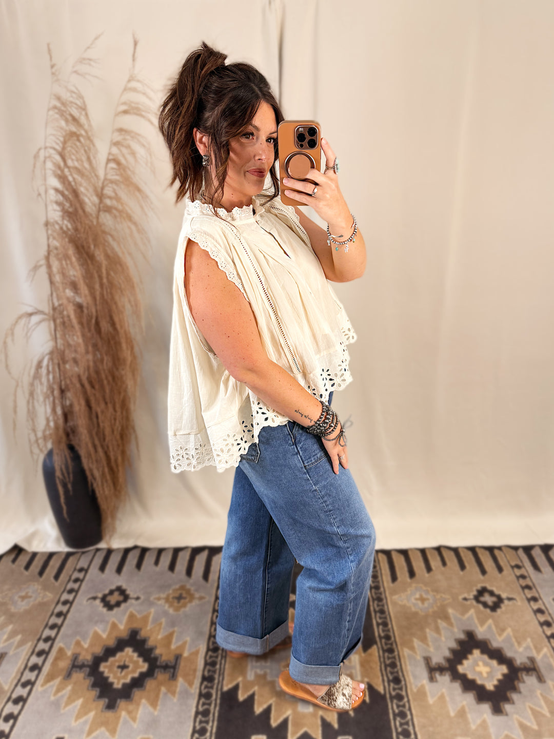 Bell Lace Blouse