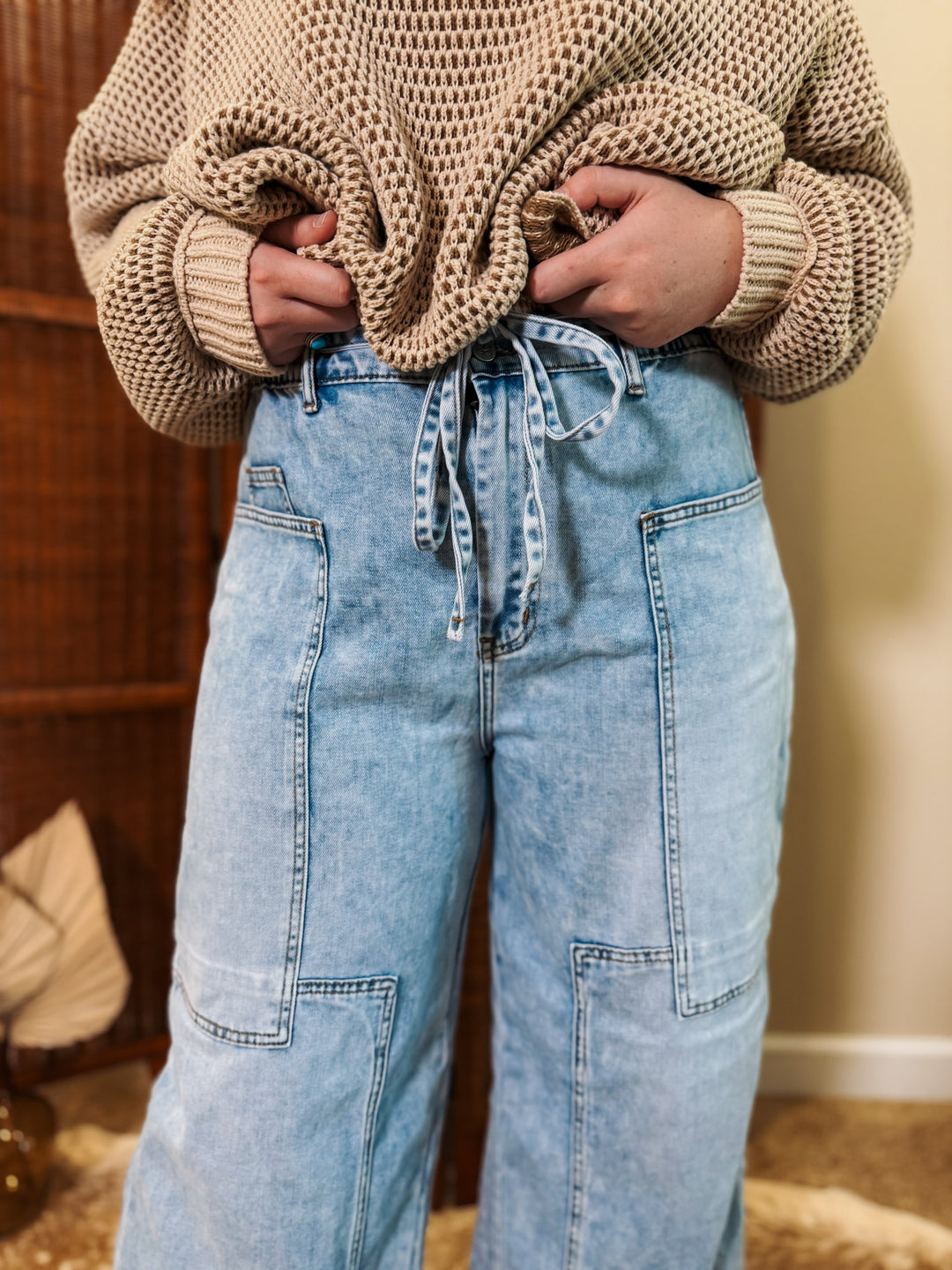 Jovie Tie Waist Jeans