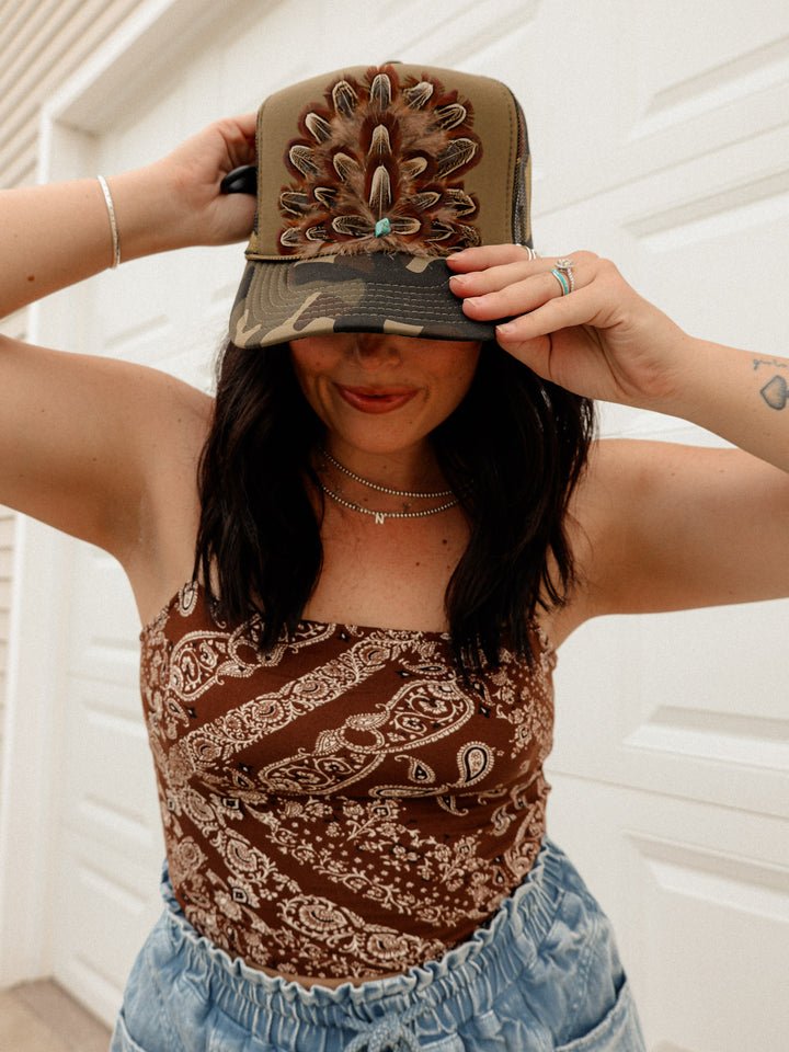 Paisley Bandana Tank