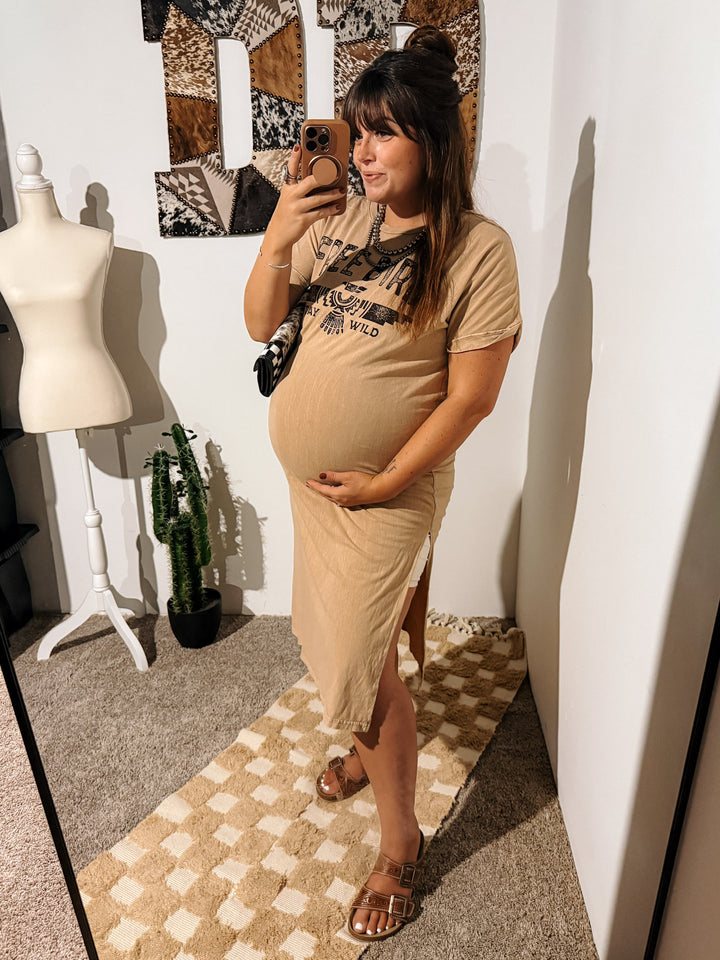 Free Bird Tee Shirt Dress