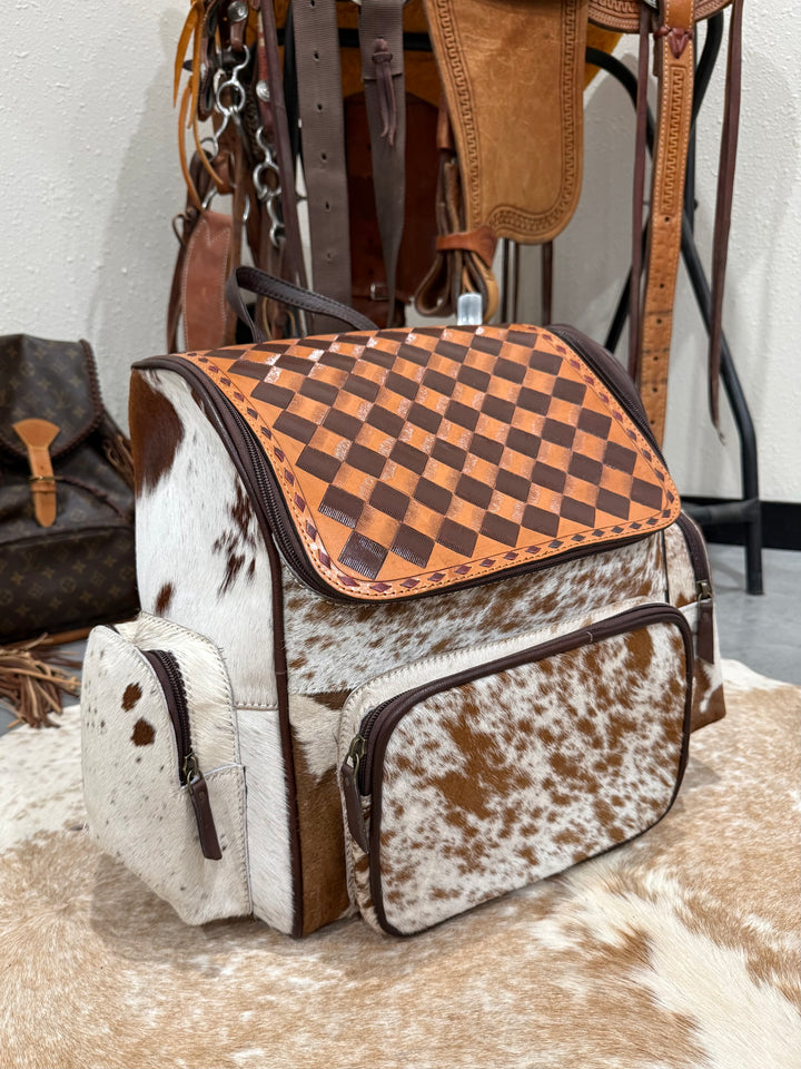 Cowhide Backpack #2