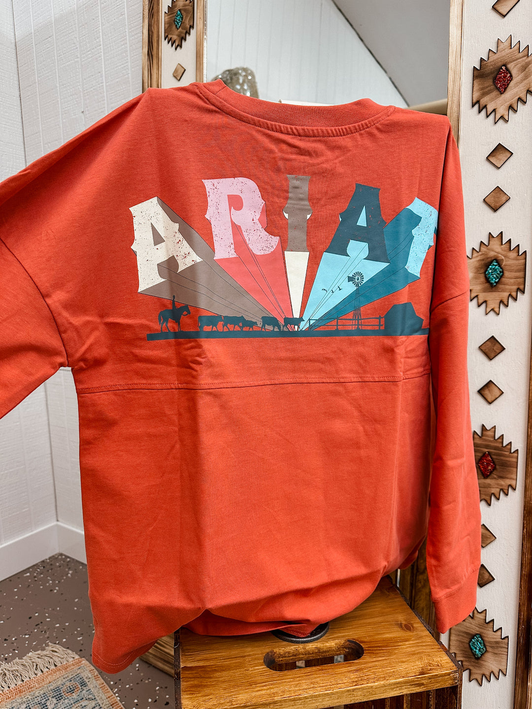 Ariat: Fun Farm Oversized T-Shirt: Faded Rose