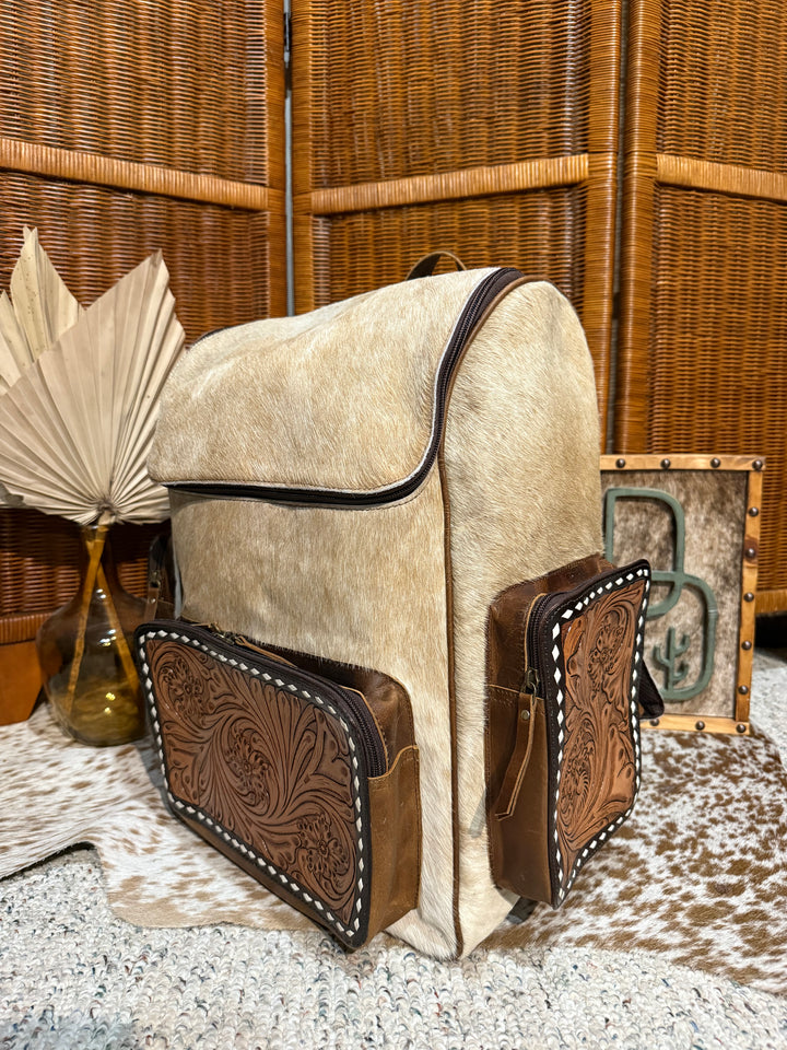 Evangeline Cowhide Backpack #69