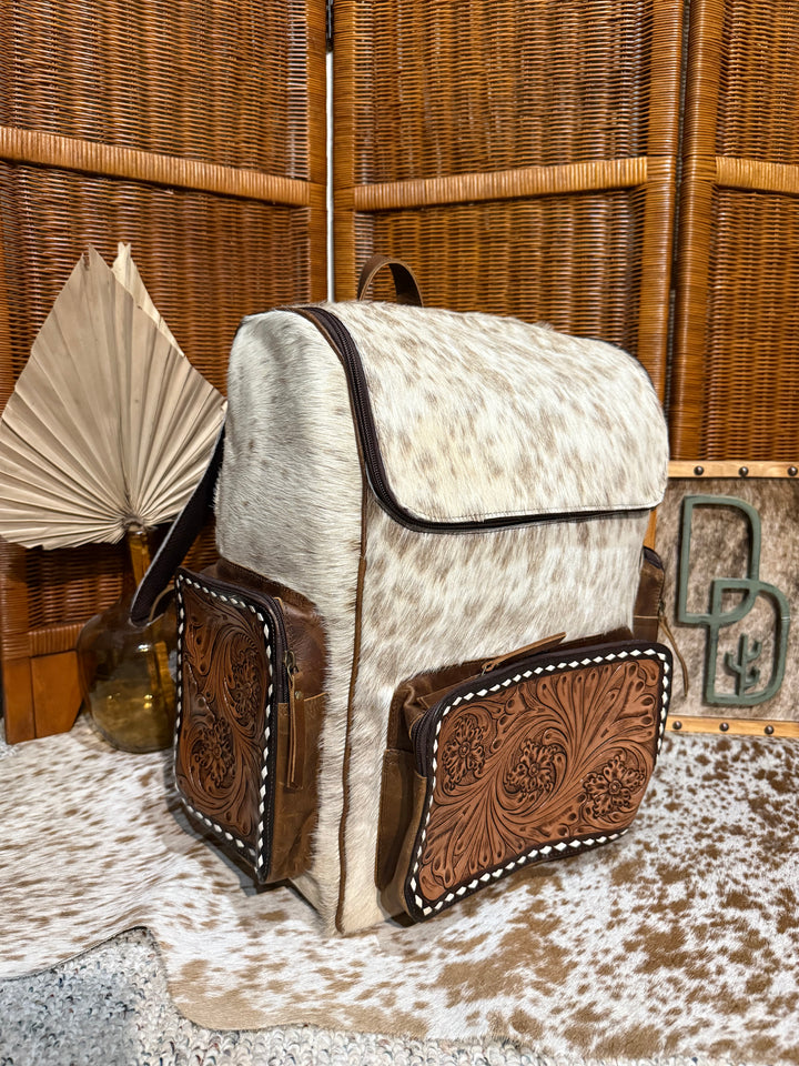 Evangeline Cowhide Backpack #63