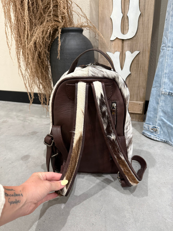 Cowhide Backpack #4