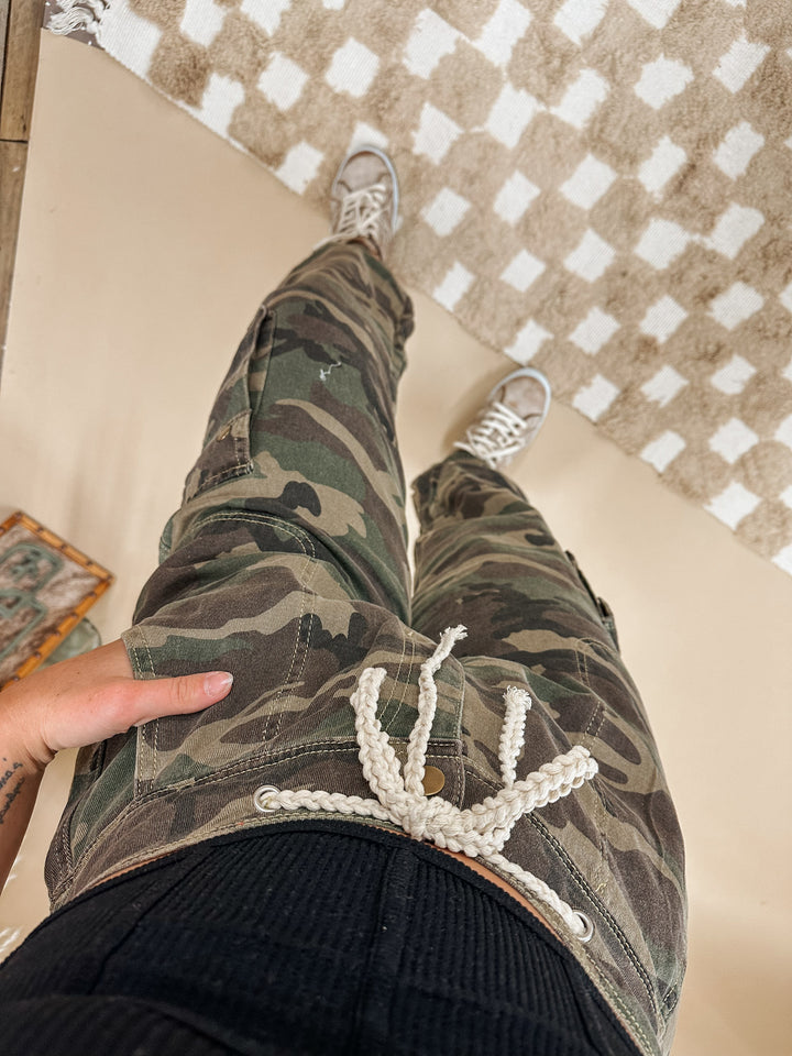 POL Camo Cargo Joggers