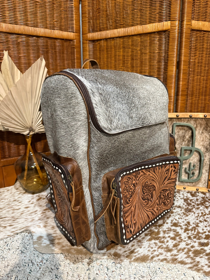 Evangeline Cowhide Backpack #79