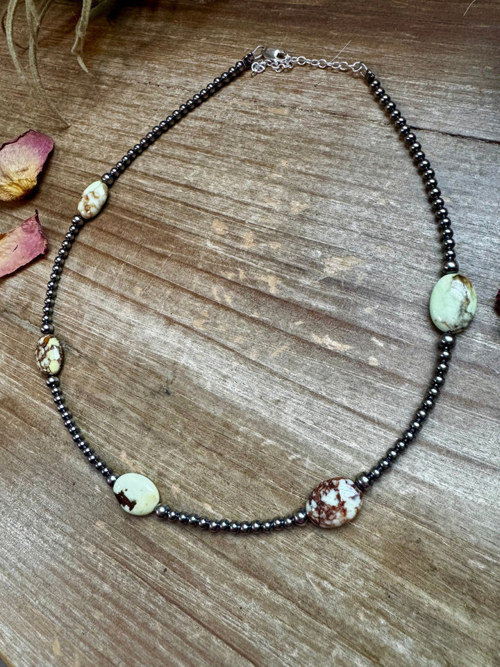 Magnesite Lemon Turquoise Necklace