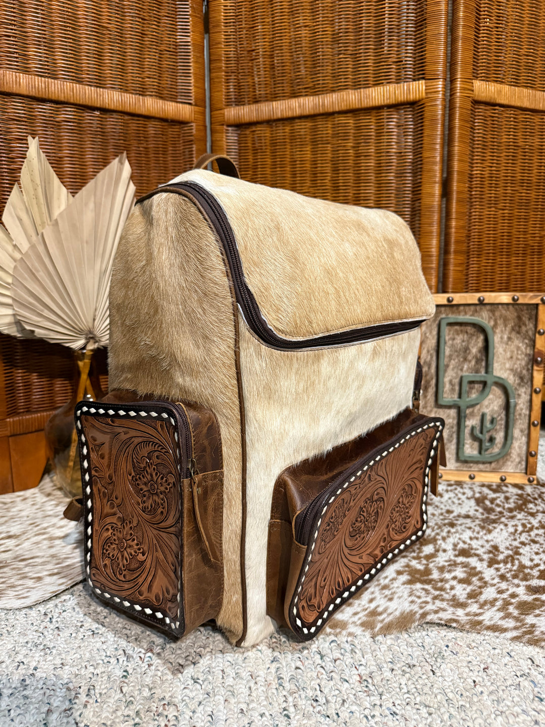 Evangeline Cowhide Backpack #70