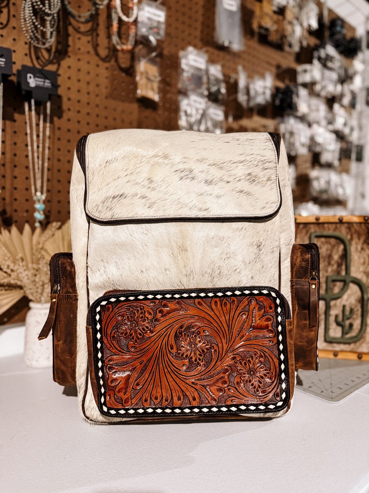 Evangeline Cowhide Backpack #19