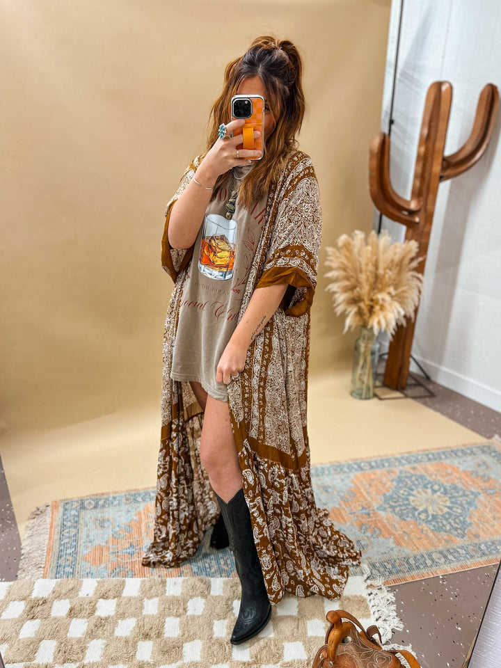 Lost Girl Kimono: Rust