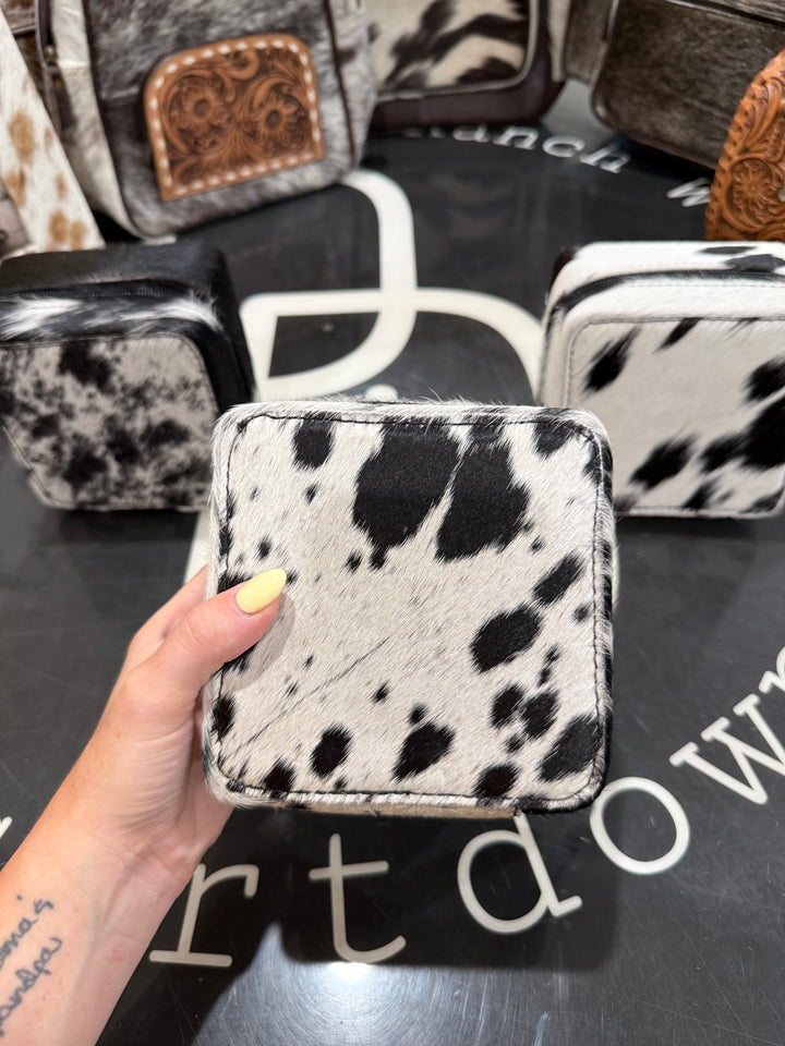 Cruella Cowhide Jewelry Box