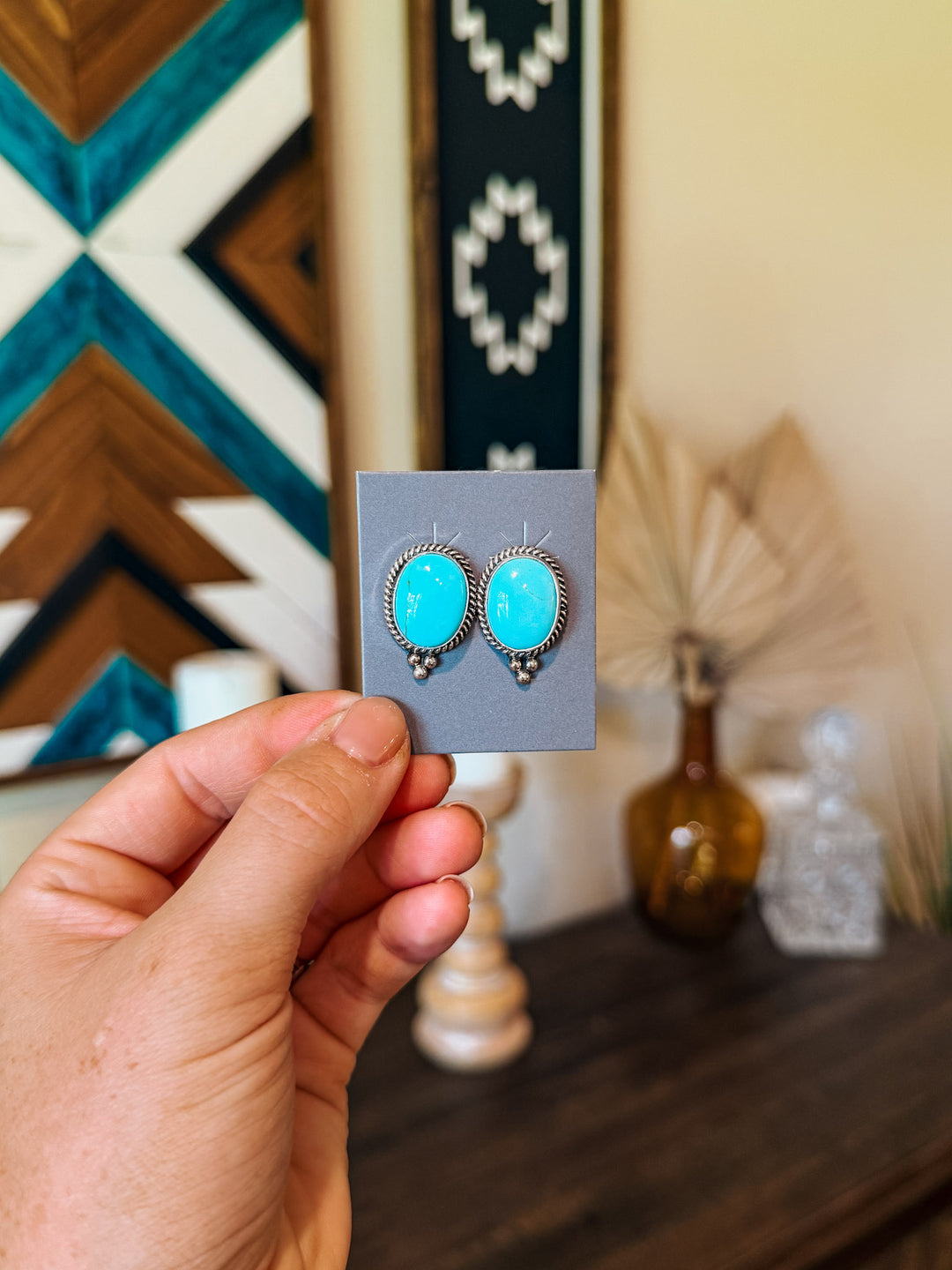 Trish Largo Kingman Turquoise Earrings