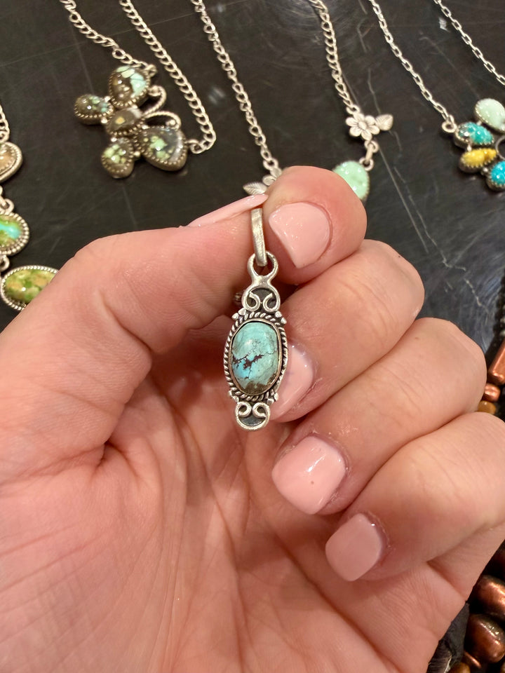 Turquoise Dainty Pendant #3
