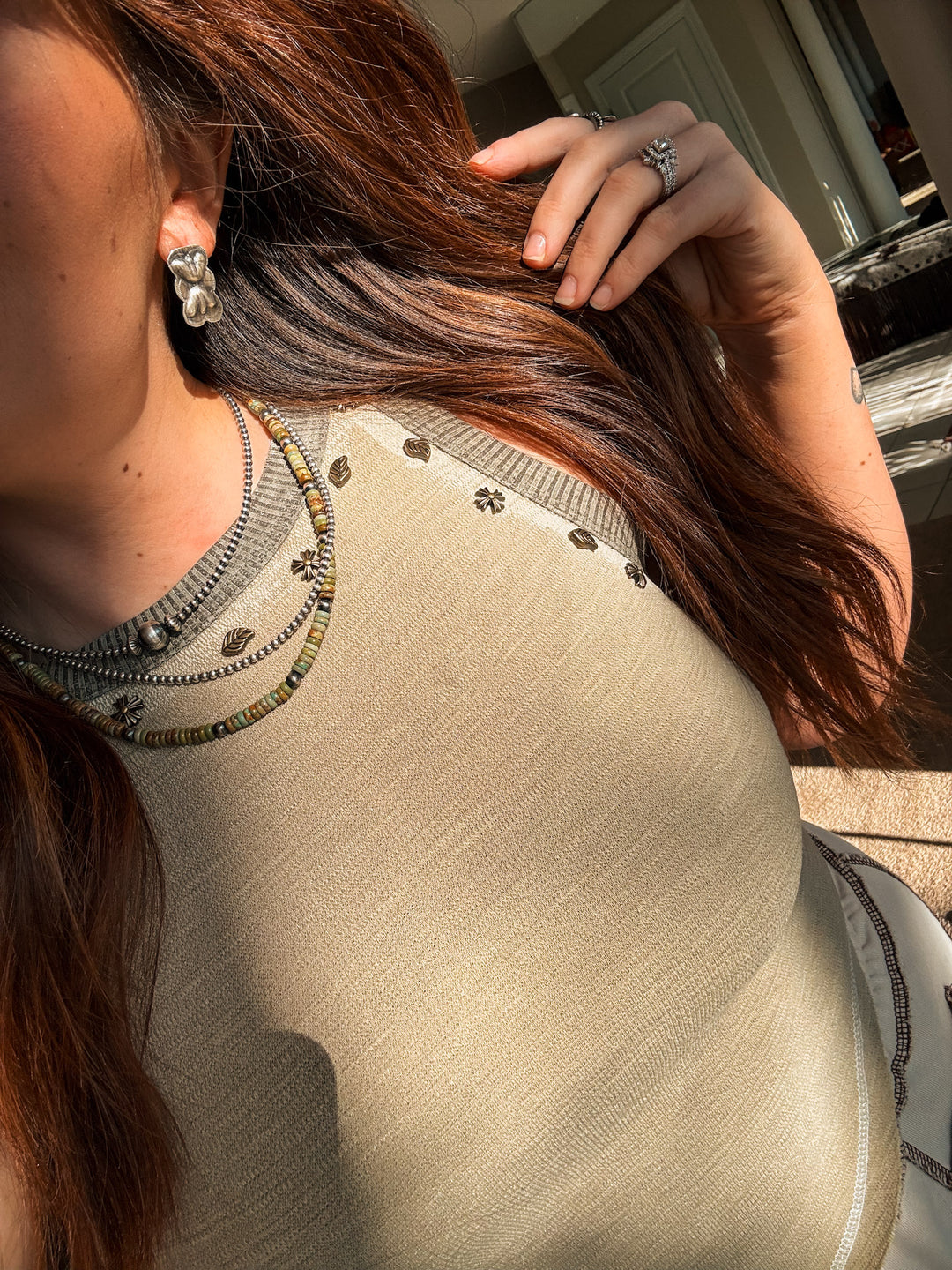 POL Rural Girl Tank: Olive