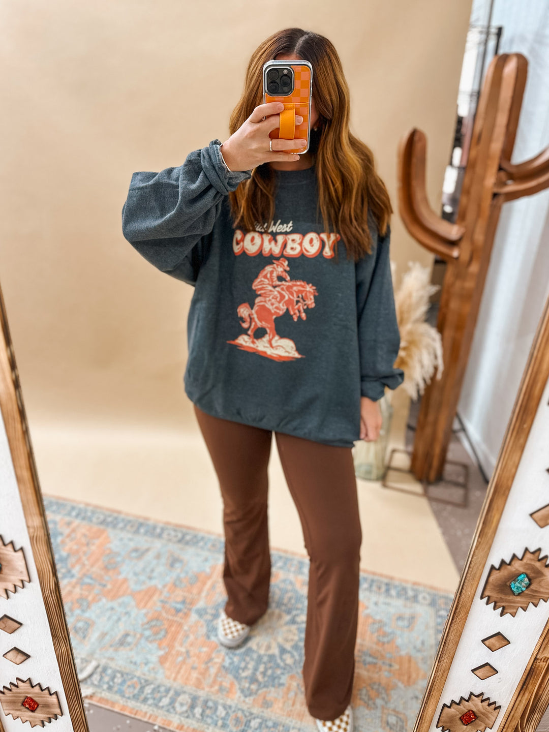 Wild West Cowboy Crewneck