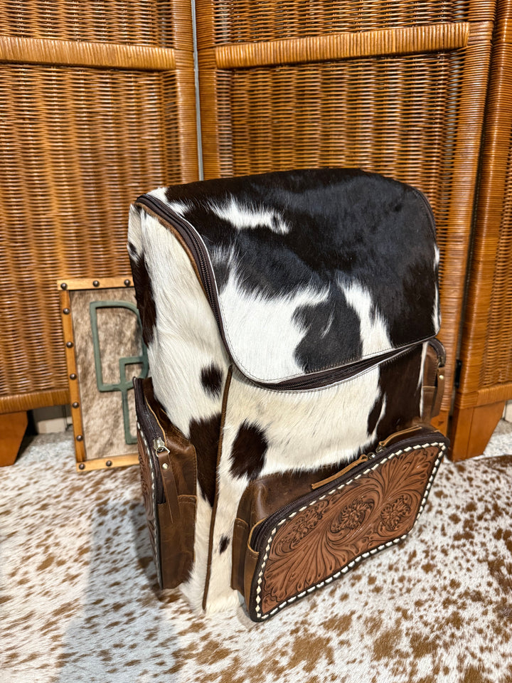 Evangeline Cowhide Backpack #55