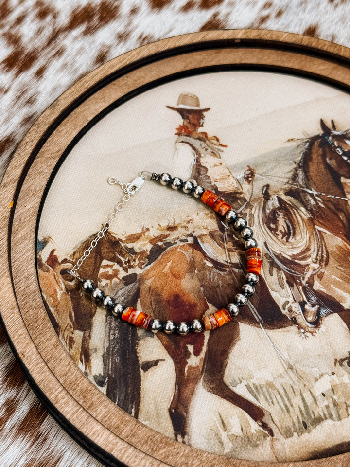 Spiny & Pearl Bracelet