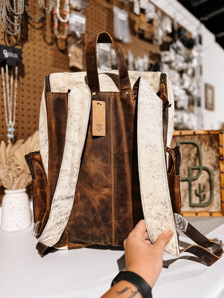 Evangeline Cowhide Backpack #19