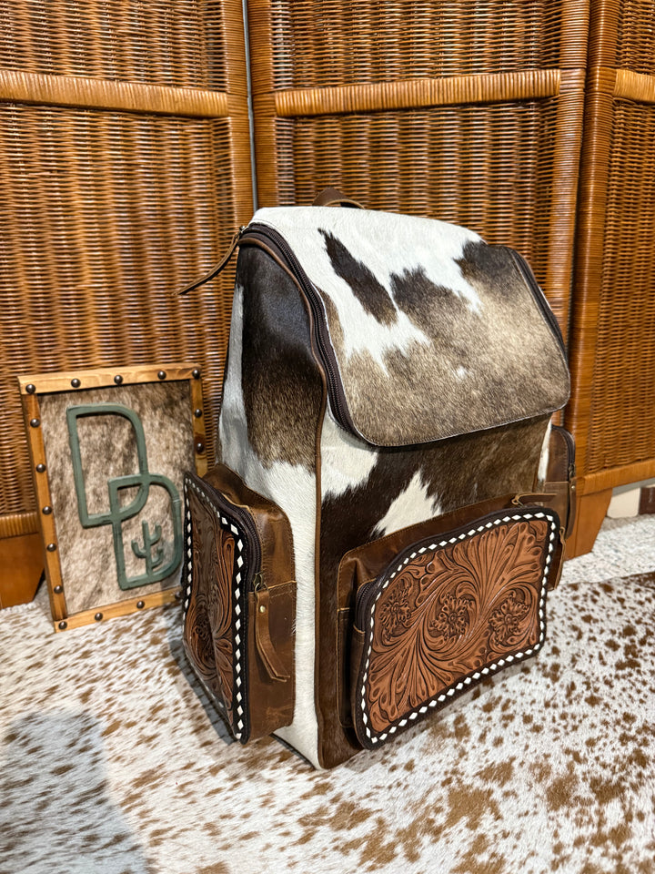 Evangeline Cowhide Backpack #51