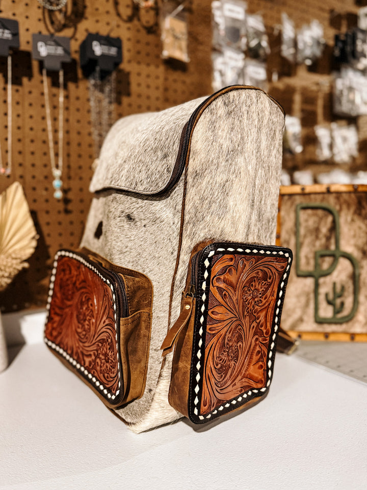 Evangeline Cowhide Backpack #29