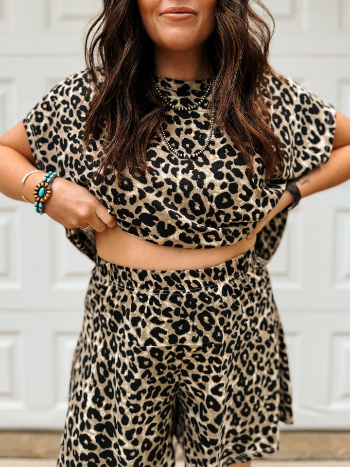 Leopard Lounge Set