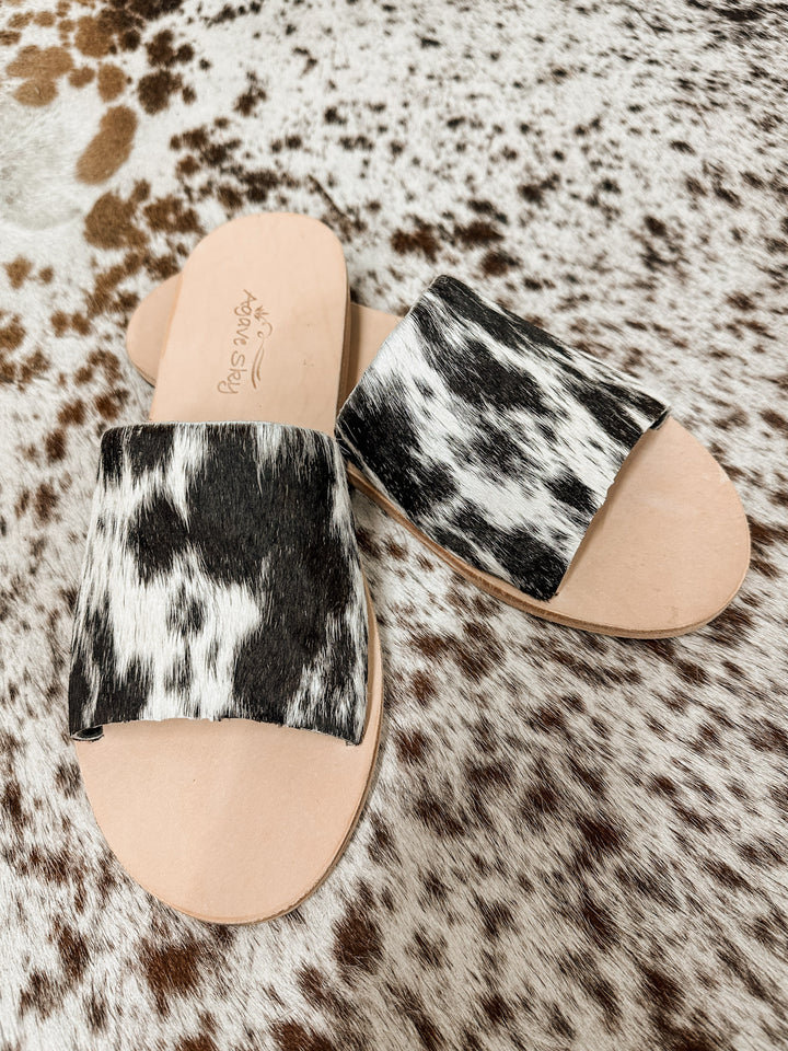 Agave Sky Cowhide Sandals 10 #5