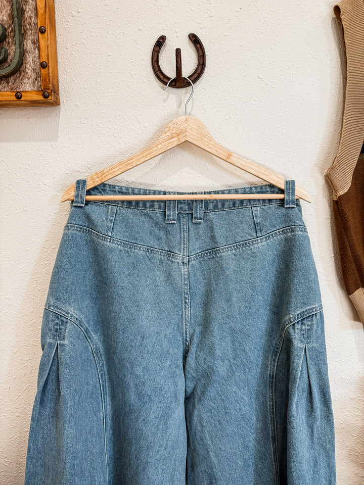 Wild Bloom Wide Leg Jeans