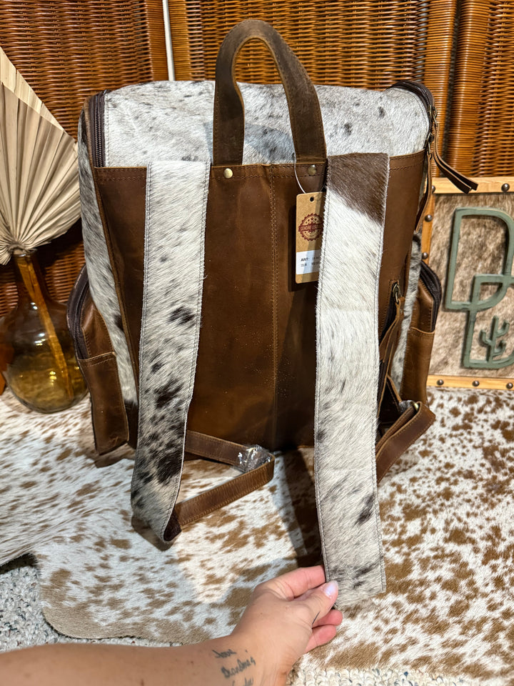 Evangeline Cowhide Backpack #64